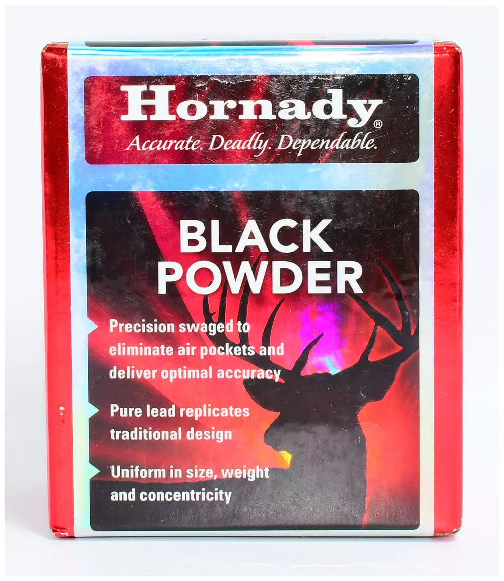New, Unopened Hornady Muzzleloading .50 Cal .490" Lead Round Balls, 100 Count