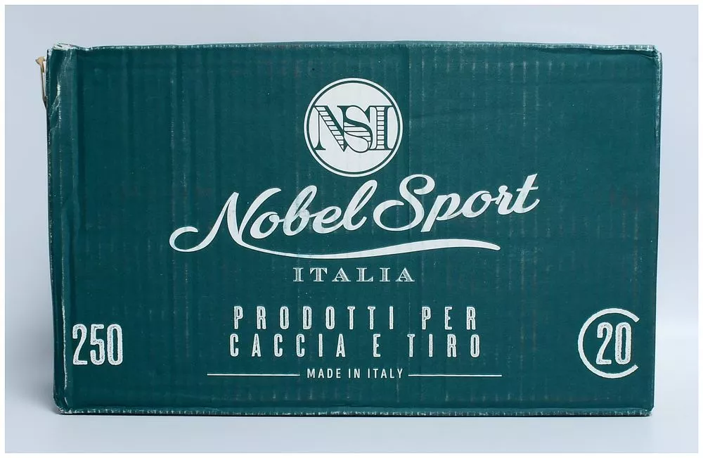 Nobel Sport Italia NSI Target Steel ANS20ST7 20 Gauge Shotshells, 250 Rounds