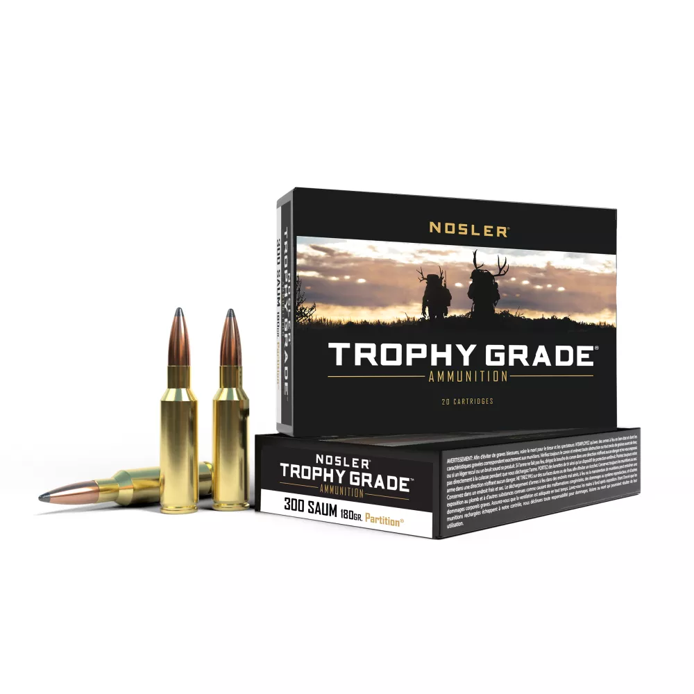 Nosler Trophy Grade .300 SAUM 180gr Nosler Partition - 20 Rounds