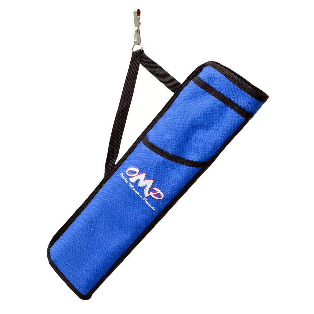 October Mountain 3-Tube Hip Quiver - Blue for RH/LH Use