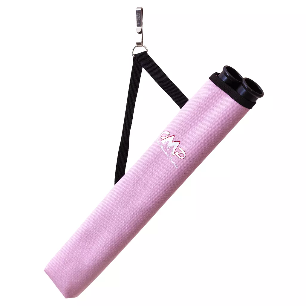 October Mountain Hip Quiver 2-Tube - Pink for Archery