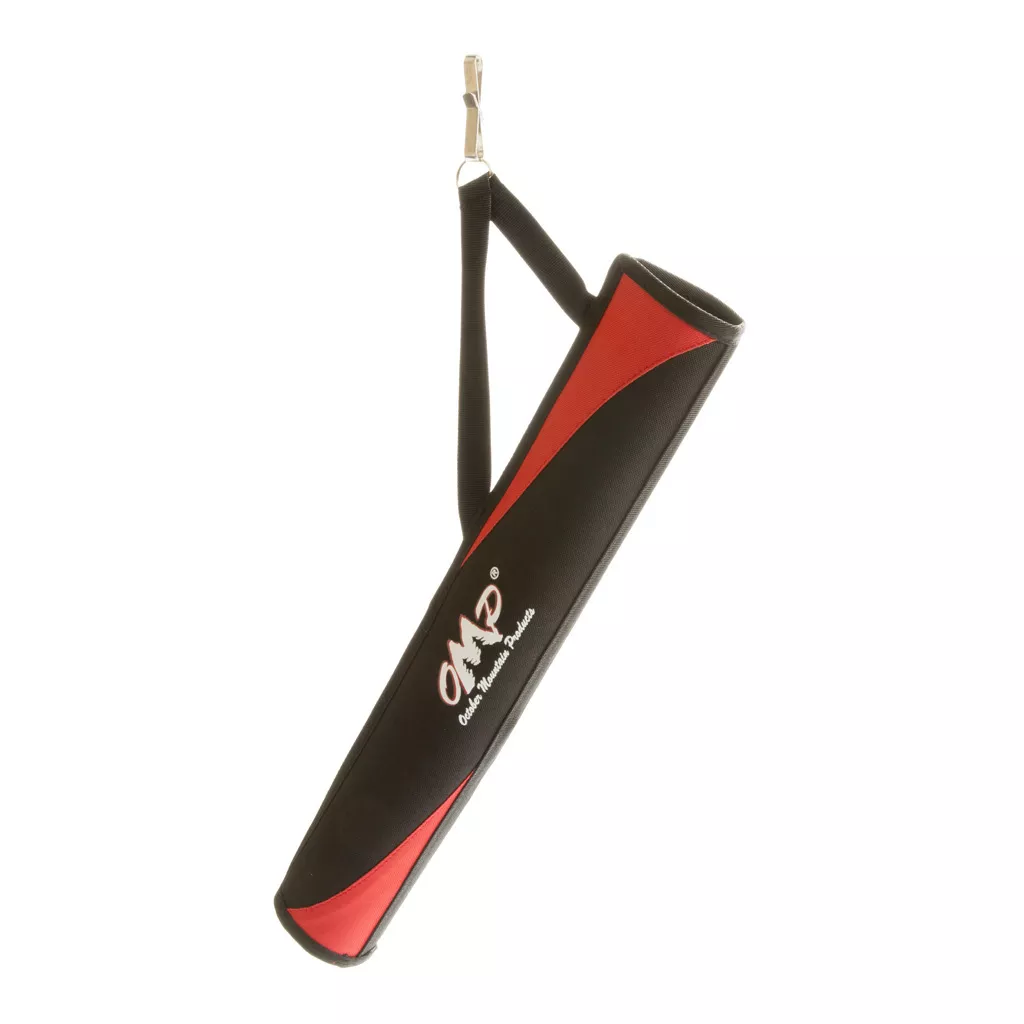 October Mountain No-Spill Quiver for Archery - Red RH/LH