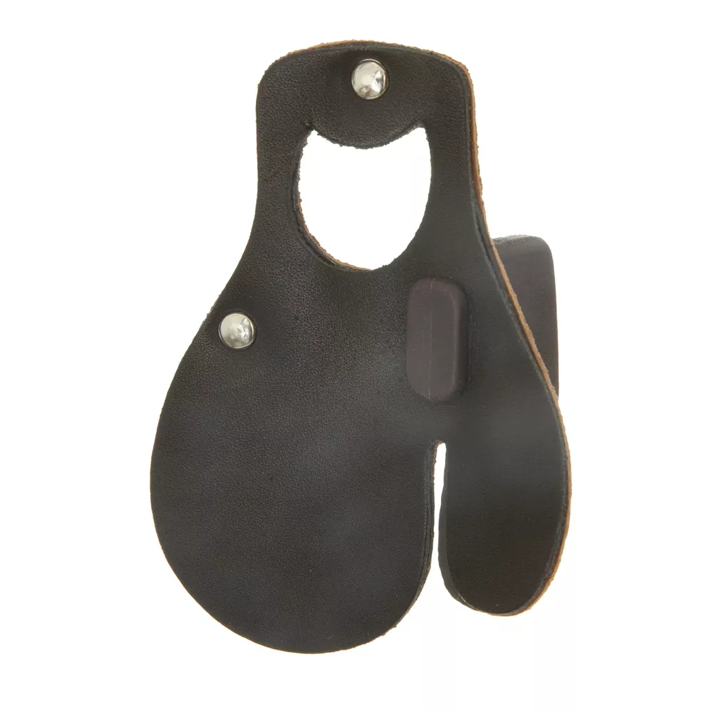 October Mountain Right Hand Leather Tab - Black Small