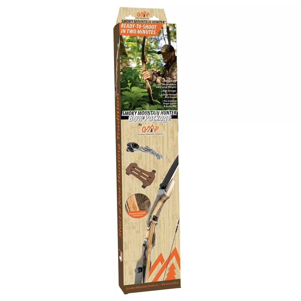 October Mountain Smoky Mountain Hunter Bow Package 45 lbs RH