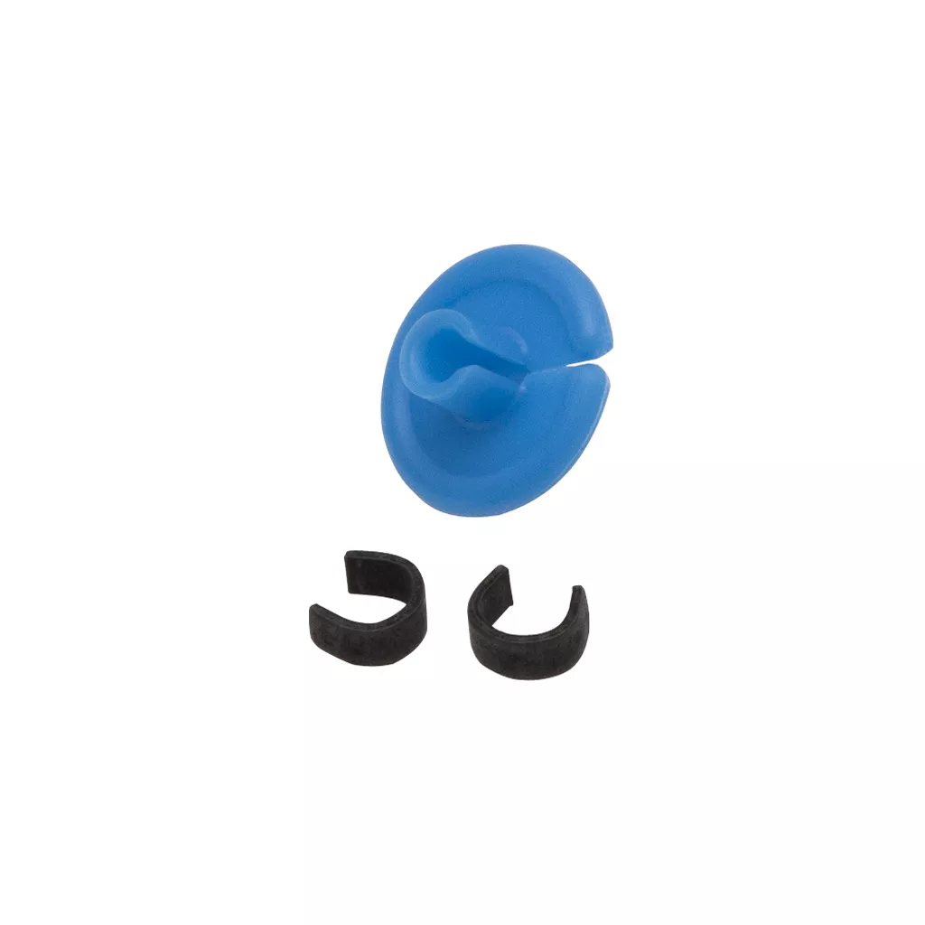 October Mountain String Love 2.0 Kisser Button - Blue 25 Pack