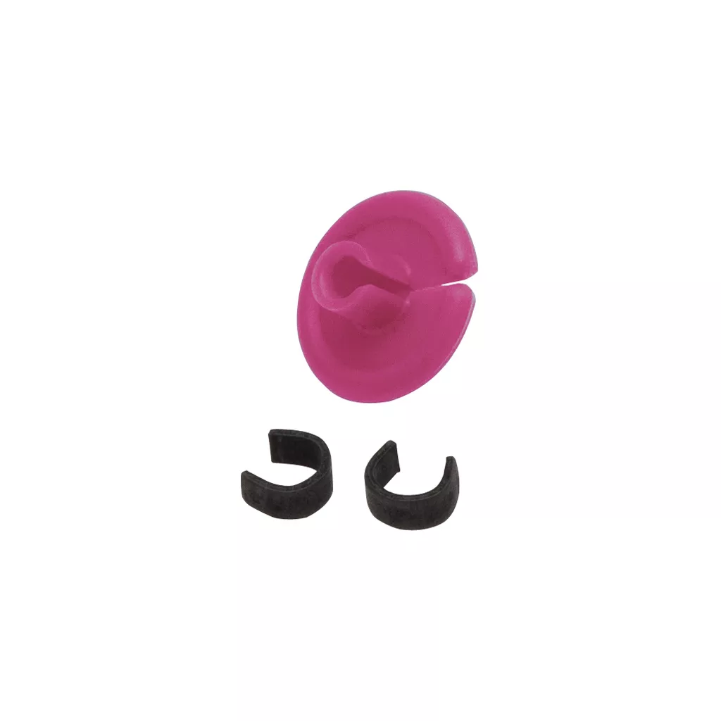 October Mountain String Love 2.0 Kisser Button - Purple 25 pk