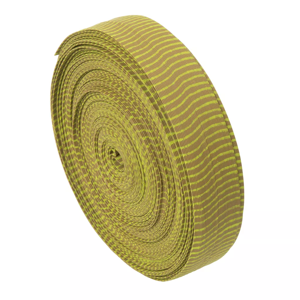 October Mountain VIBE String Silencers - Green Pumpkin/Neon Yellow