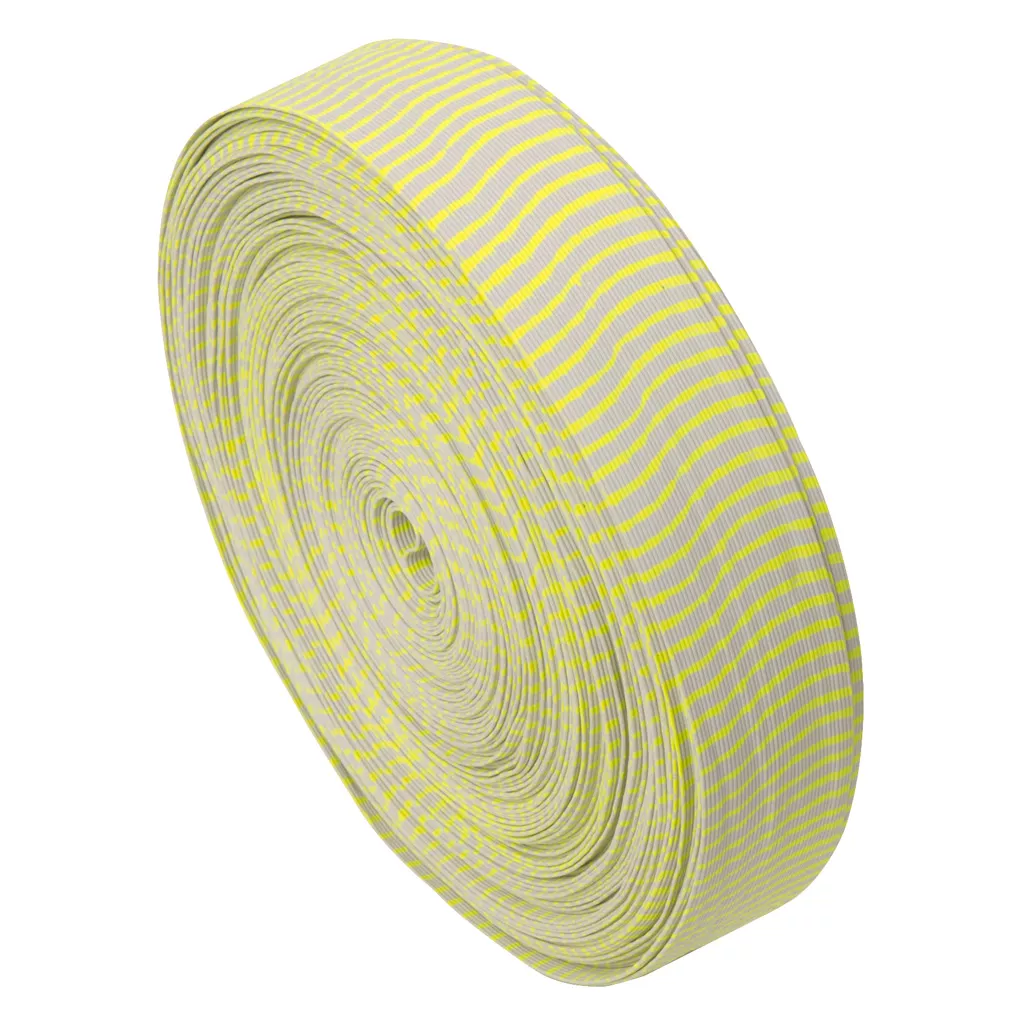 October Mountain VIBE String Silencers - White/Neon Yellow