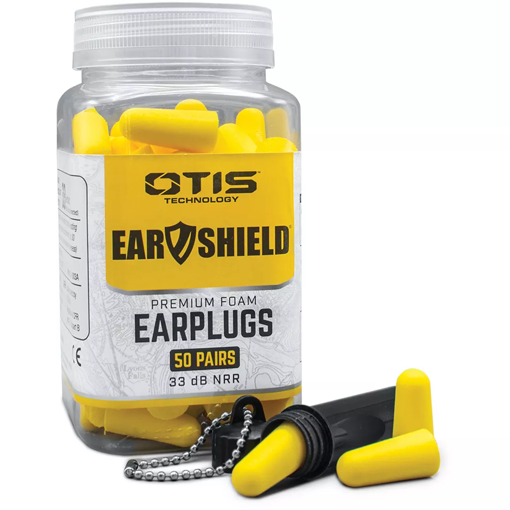 Otis EarShield Foam Ear Plugs - 50 Pair Hearing Protection