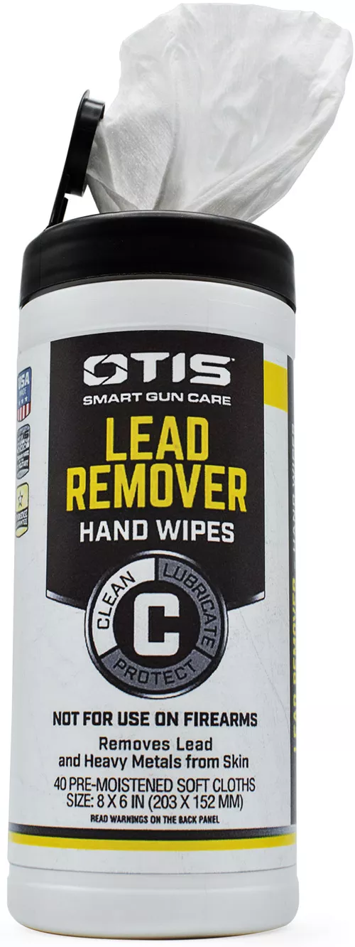 Otis Lead Remover Hand Wipes - 40 Count Canister