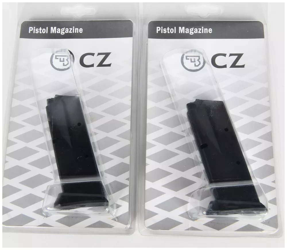 A Pair of CZ 2075 RAMI 9mm 10-Round Pistol Magazines