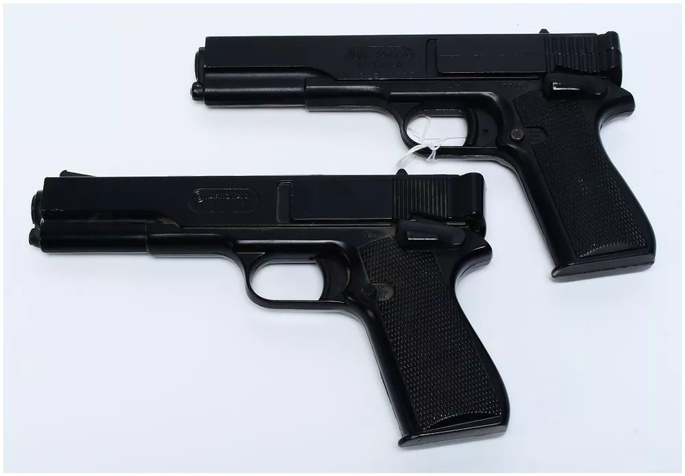 A Pair of Marksman Repeater Air Pistols, marked GAMO, Cal. .177