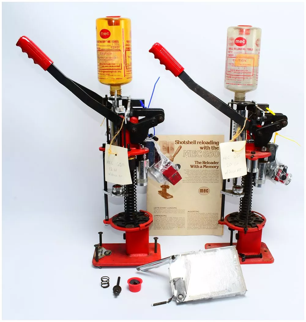A Pair of MEC 650 Shotshell Reloading Presses, 12 Gauge and 20 Gauge