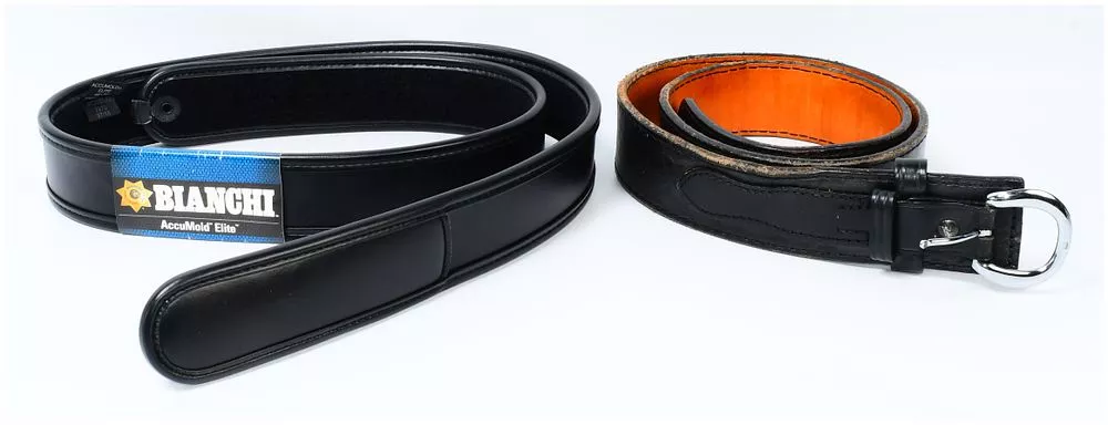 A Pair of Men's Utility Belts, including a Bianchi AccuMold Elite