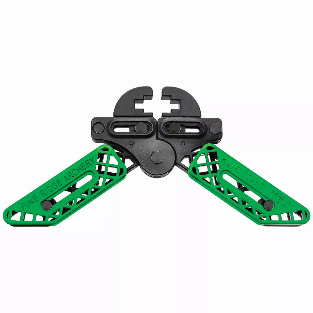 Pine Ridge Kwik Stand Bow Support - Lime Green/Black