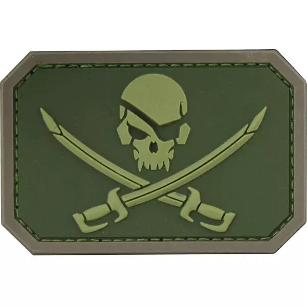 Pirate Skull PVC MultiCam (OCP) Patch