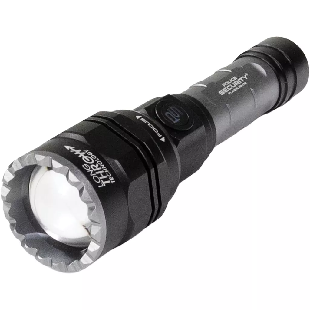 Police Security 1500 Lumens Long Throw Flashlight