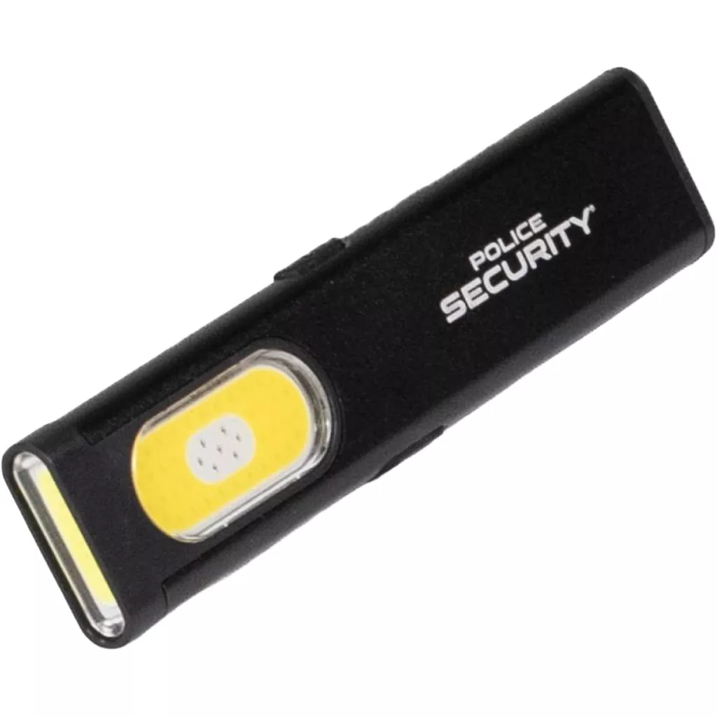 Police Security Slate Flashlight - 380 Lumens Rechargeable