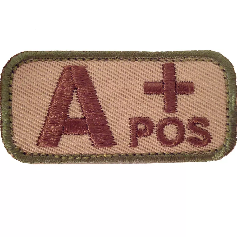 A Positive Blood Type MultiCam (OCP) Patch