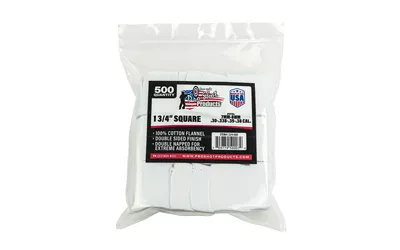 Pro-Shot 7MM-38CAL Cleaning Patches - 500 Count