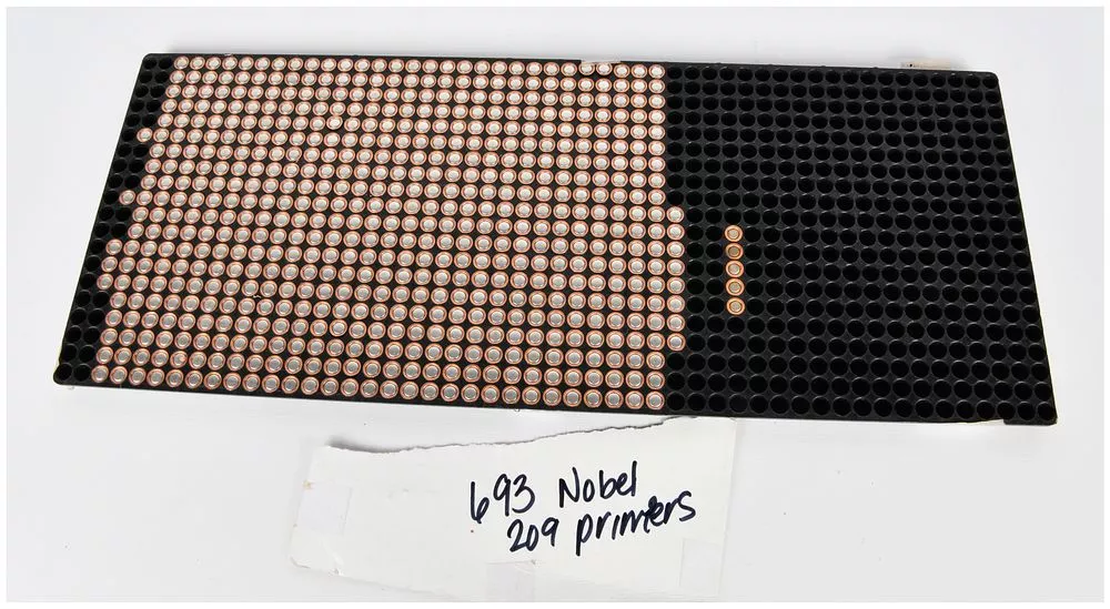 A Quantity of 693 Nobel 209 Primers