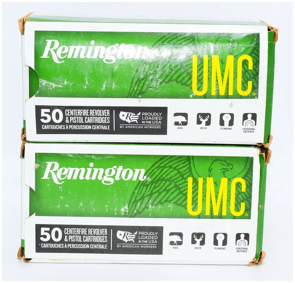 Remington UMC .357 Magnum 125 Grain Jacketed Soft Point Centerfire Ammunition, 100 Rounds