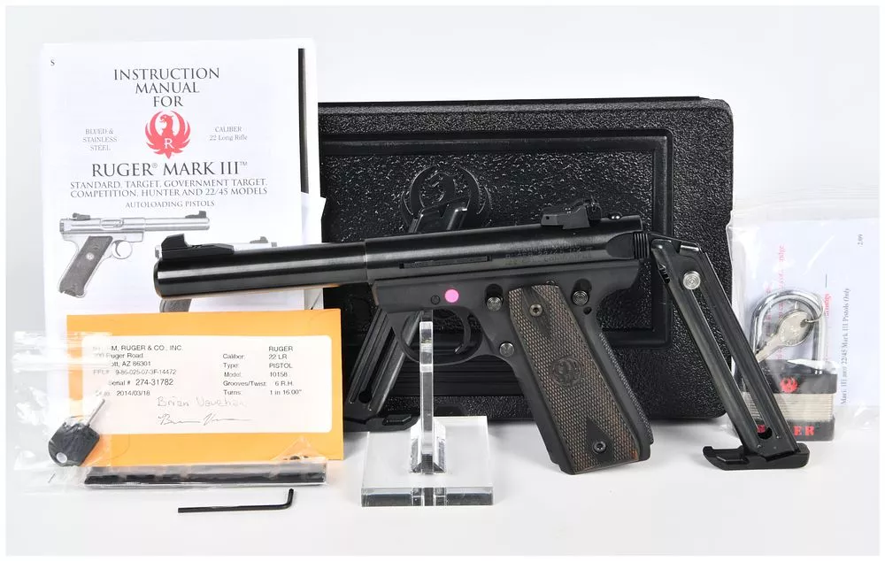 Ruger 22/45 Mark III Target Model Semi-Automatic Pistol