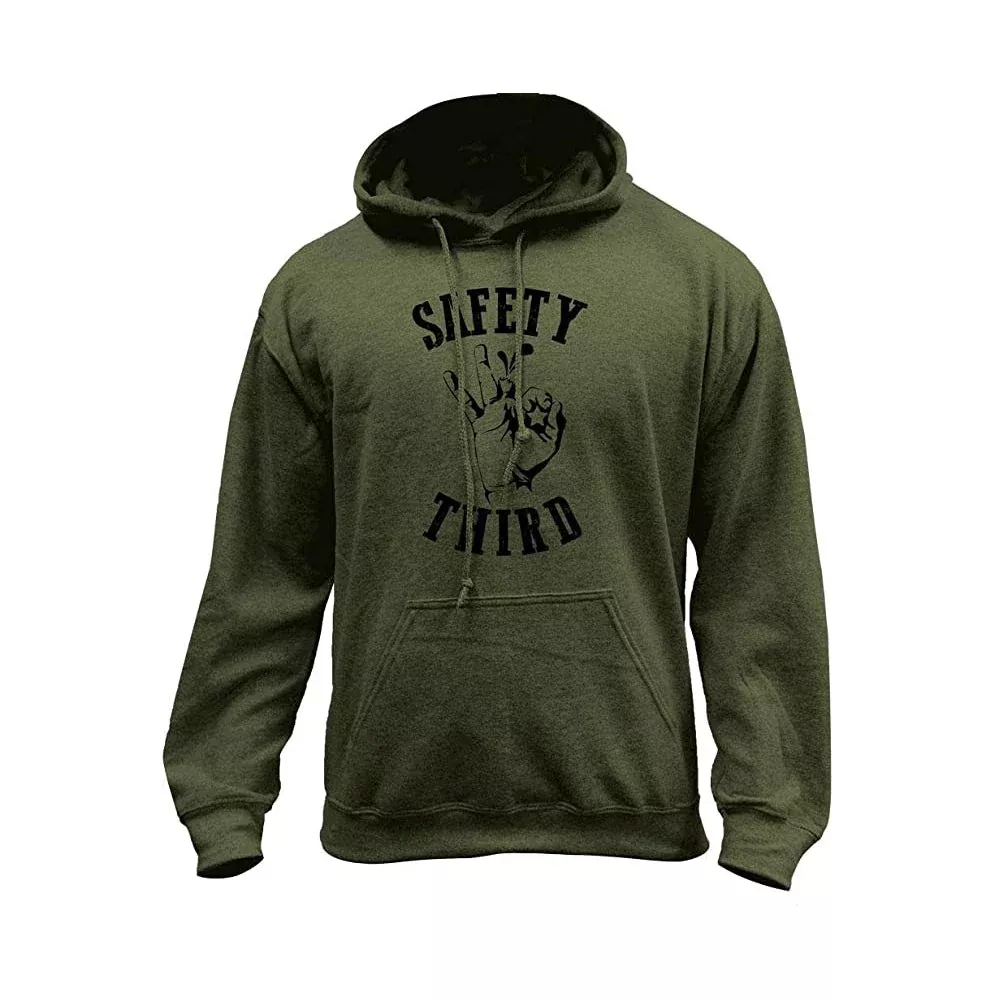 Safety Third Pullover Hoodie Sweatshirt