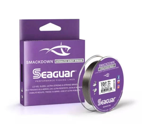 SEAG SMACKDN STEALTH GRY 30LB 150YD