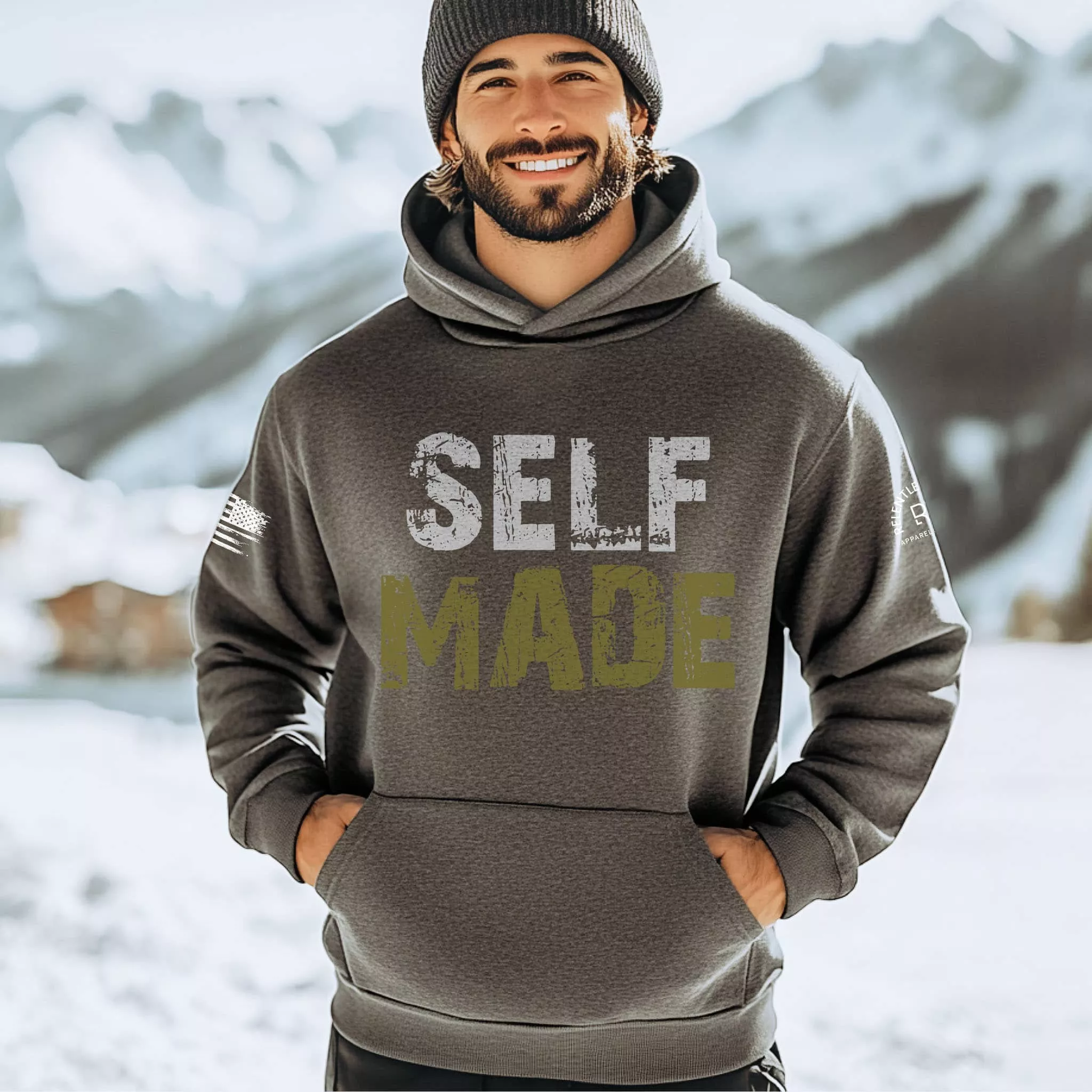 Self Made | Front | Men's Hoodie