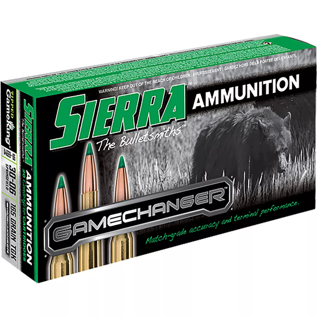 Sierra GameChanger 30-06 Springfield Rifle Ammo 165 gr