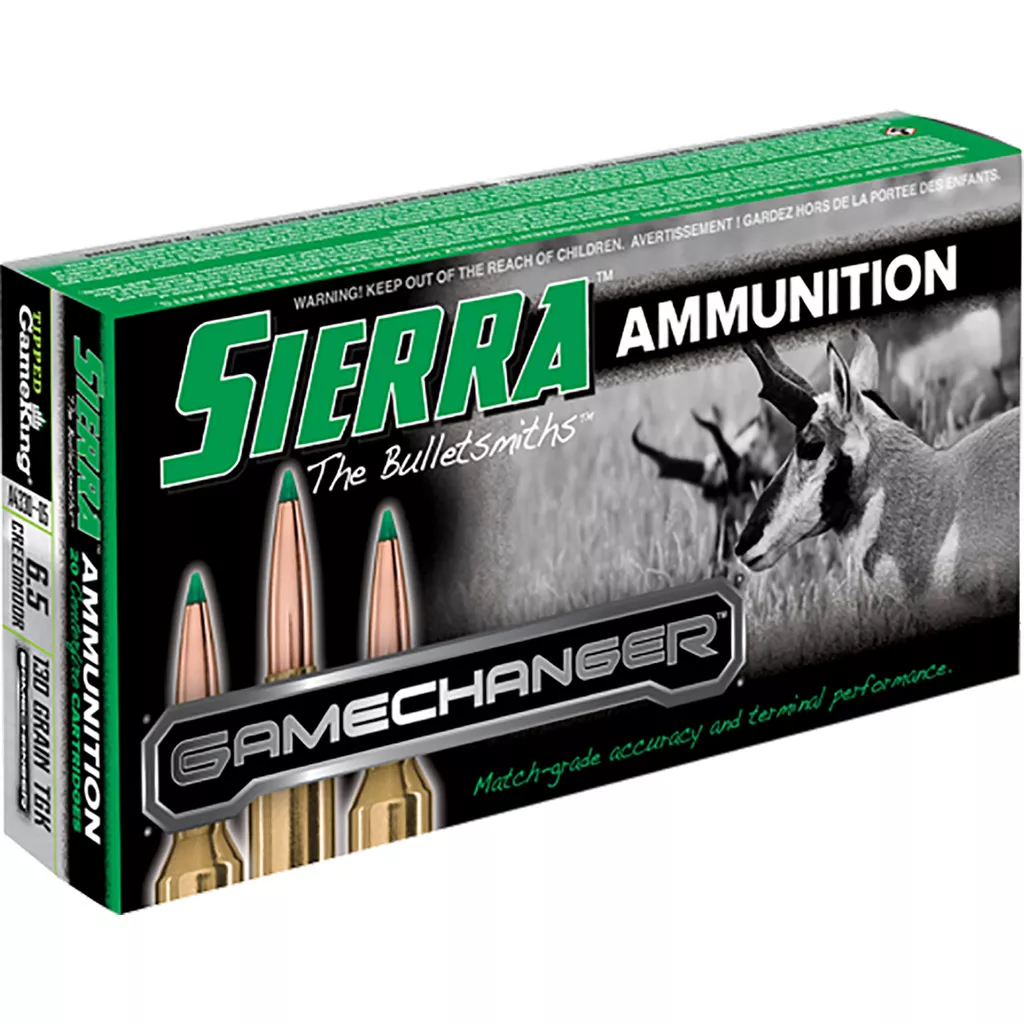 Sierra GameChanger 6.5 Creedmoor Rifle Ammo - 130 gr TGK