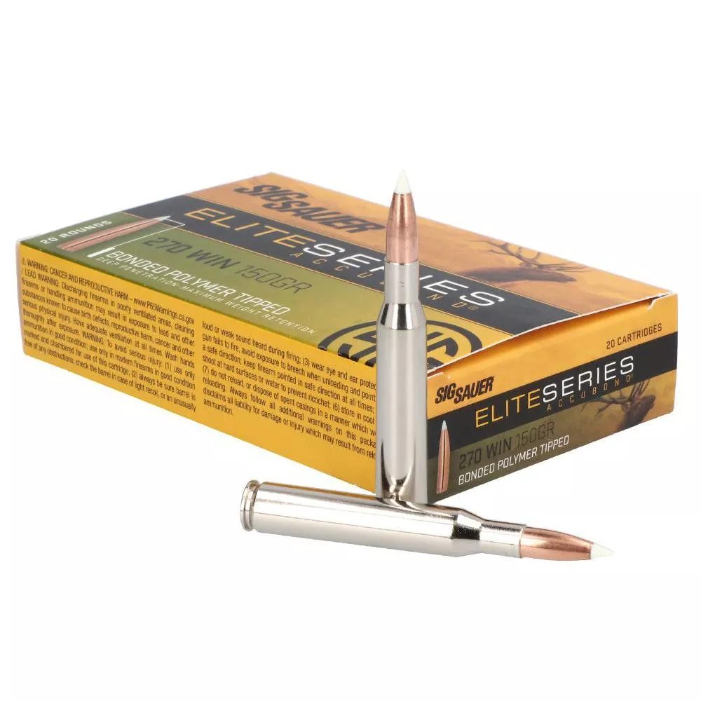 Sig Sauer Elite Hunting Accubond .270 Win 150gr HP 2860 fps 20/ct
