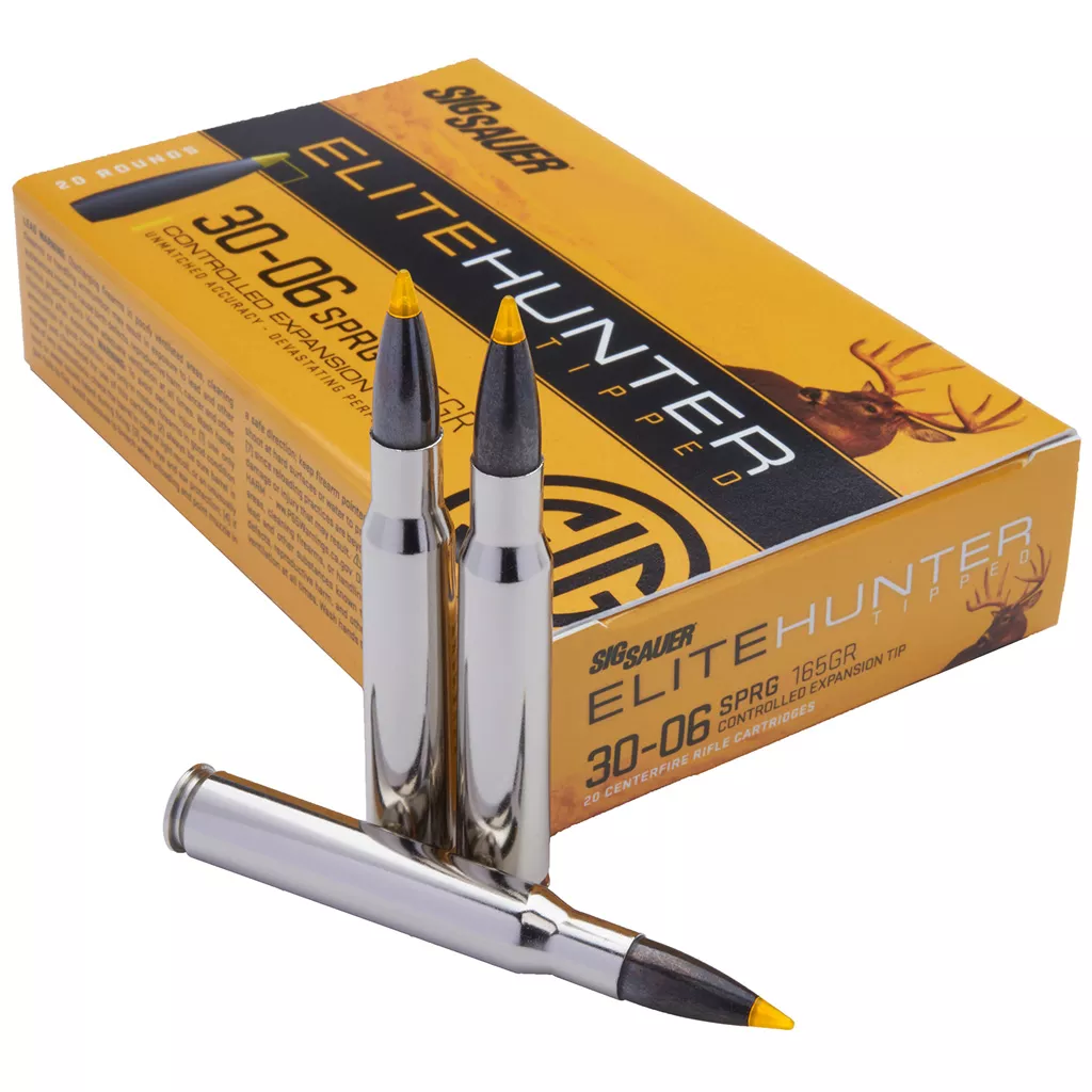 Sig Sauer Elite Tipped .30-06 Springfield Hunting Ammo - 20 Rd