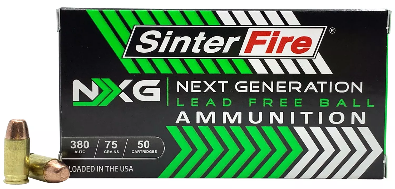 Sinterfire .380 ACP 75GR 50 Rounds