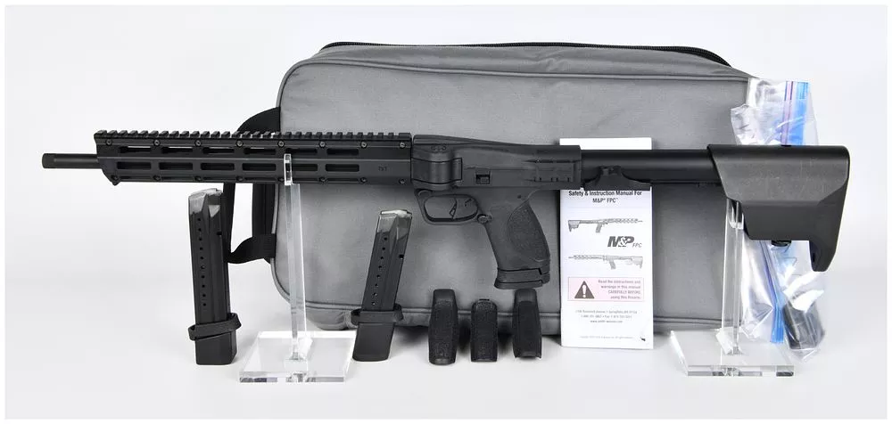 Smith & Wesson M&P FPC 9mm Folding Pistol Caliber Carbine, 16.25" Barrel