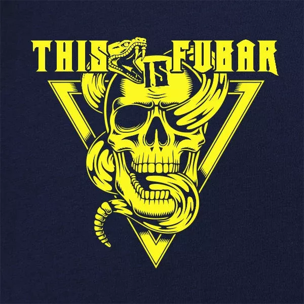 Snake and Skull FUBAR Pullover Hoodie