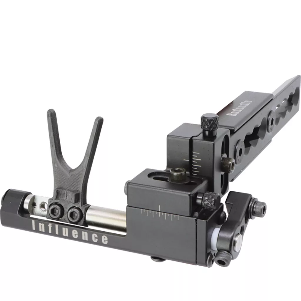 Specialty Archery Influence Arrow Rest Deluxe Kit w/Extension and Double Berger Hole LH