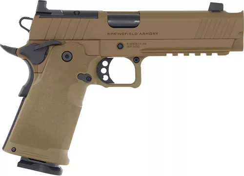 Springfield 1911 DS Prodigy 9mm Semi-Auto Handgun - Coyote Brown