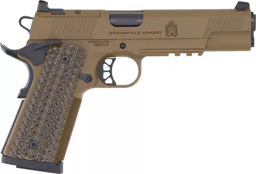 Springfield 1911 TRP .45 ACP Semi-Auto Pistol - Coyote Brown