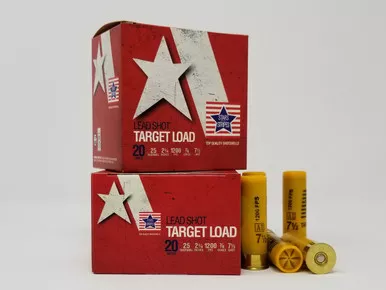 Stars and Stripes 20 Gauge Target Loads - 250 Rounds