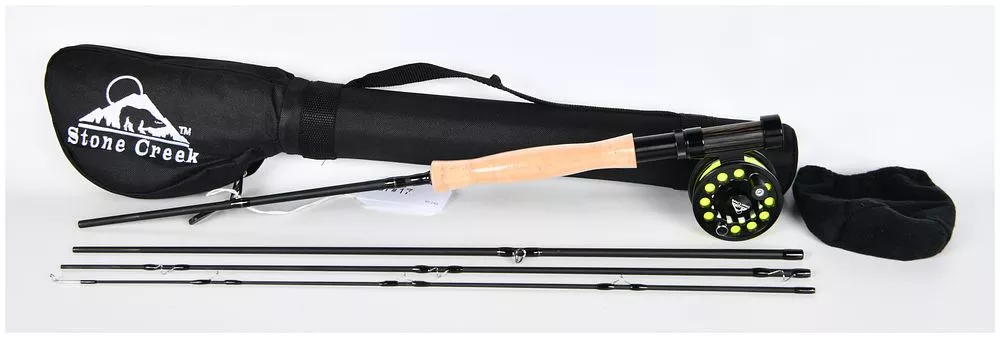 Stone Creek Mini Rod Fly Fishing Rod and TS² Reel Kit