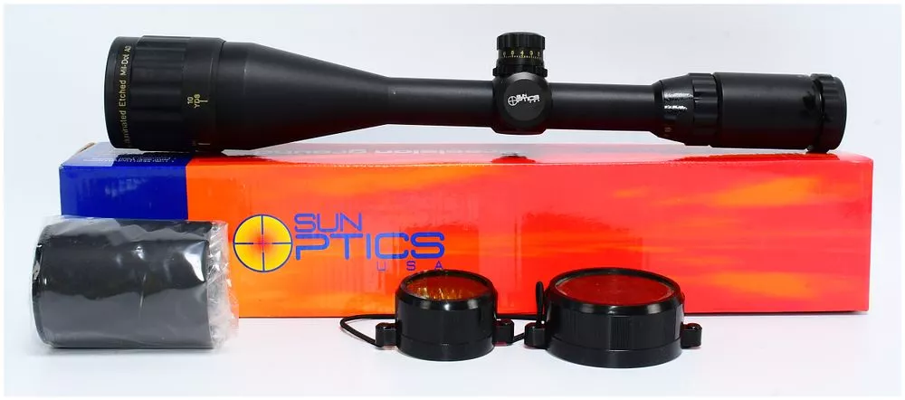Sun Optics USA Air-A-Tac TRUTAC 6-24x50 Illuminated Etched Mil-Dot Rifle Scope
