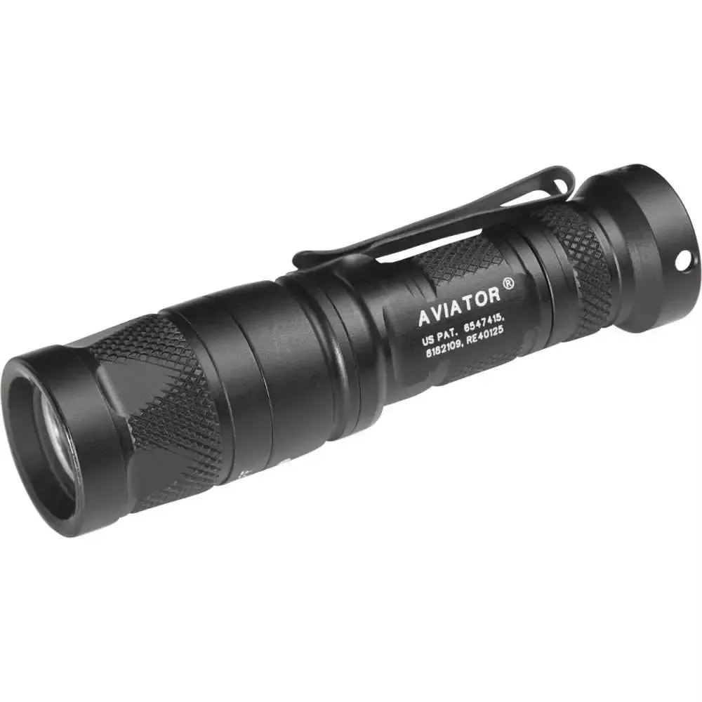 SUREFIRE AVIATOR 5/250LM WHITE + RED LED BLACK ALUM Z68 CLICKY
