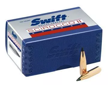 Swift Scirocco II Bullets 6.5mm .264" 130 gr BTS 100/ct