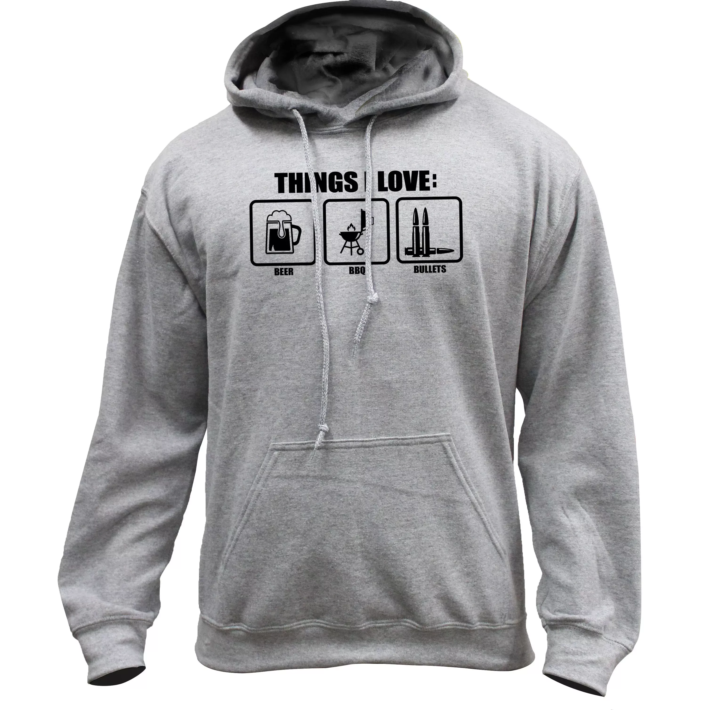 Things I love Beer BBQ Bullets Pullover Hoodie
