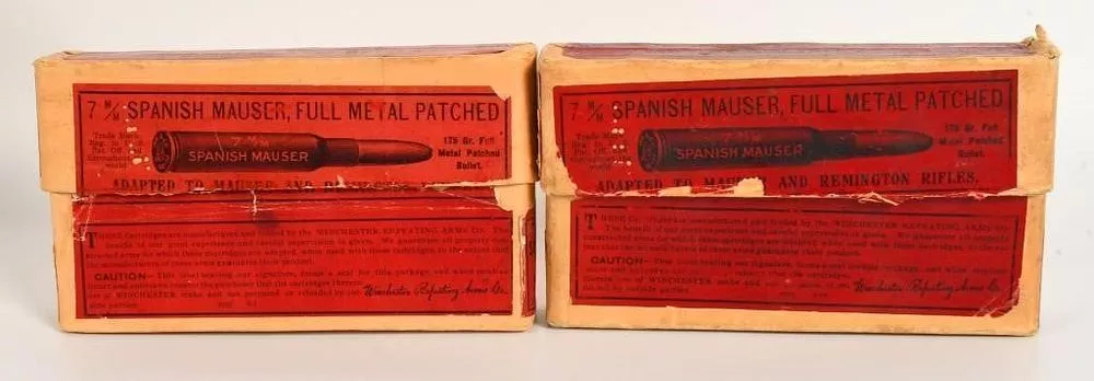 Two Collector Boxes of Winchester 7mm Mauser