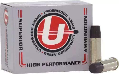 Underwood 44 Rem Mag +P+ 340GR Lead-FN Ammo - 20RD