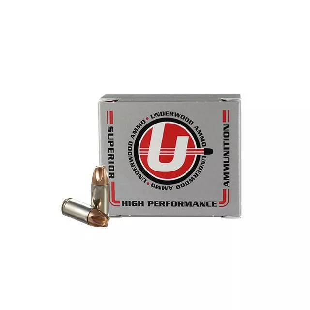 Underwood 9mm Luger +P Handgun Ammo - 68gr Solid 20ct