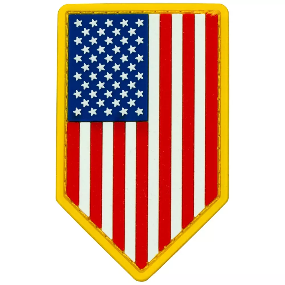 US Flag PVC Patch Vertical